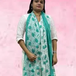 BOMBAY BUTA Floral Printed Pure Cotton Dupatta image 2