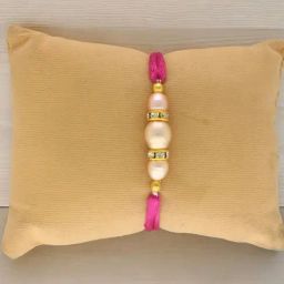 Sri Jagdamba Pearls Splendid Pearl Rakhi for Brother-picture-12