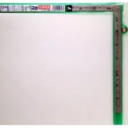 Shinwa Rules Stainless Steel Curved Scale Silver 485x242.5x1.4 mm, 68535485 image 2