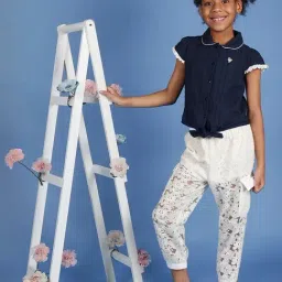 One Friday Kids Blue Regular Fit Top image 5