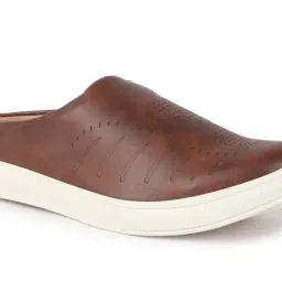 Fausto Men's Brown Mule Shoes image 5
