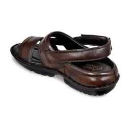 Allen Cooper Men's Brown Back Strap Sandals image 5