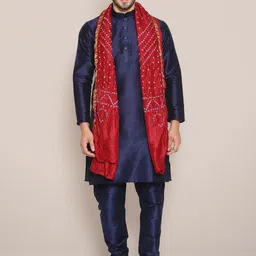 Dupatta Bazaar Printed Bandhani Dupatta with Gotta Patti-picture-10