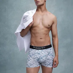 The Roadster Lifestyle Co Pack Of 3 Printed Breathable Trunks image 4