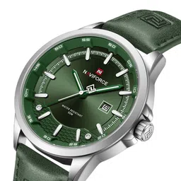 Naviforce Men Dial & Leather Straps Analogue Watch NF9248L_S GN GN image 3