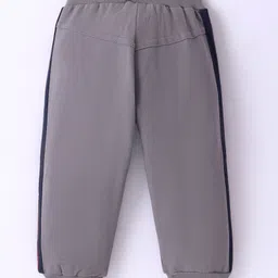 Mini Taurus Cotton Knit Full Length Lounge Pant with Whale Print - Ash Grey image 2