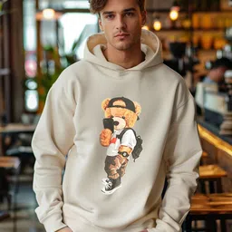 Trendyol Men Printed Hooded Sweatshirt-picture-39