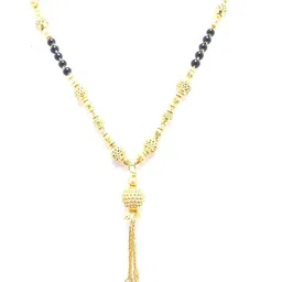 COLOUR OUR DREAMS Gold-Plated Artificial Beads Mangalsutra-picture-28