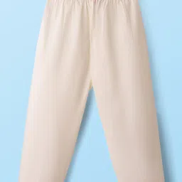 Babyhug Cotton Woven Full Sleeves Foil Print Kurta & Pyjama Set - Dark Green image 4