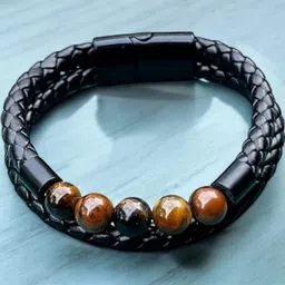 19TH JULY JEWELS Unisex Leather Wraparound Bracelet-image-93