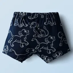 HoneyHap Disney Single Jersey Knit Trunks With Lion King Graphics Pack Of 3 - Red Navy Blue & White image 5
