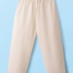 Babyhug Cotton Woven Full Sleeves Foil Print Kurta & Pyjama Set - Dark Green image 5