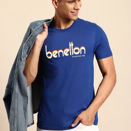 United Colors of Benetton Brand Logo Print T-shirt-picture-23