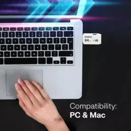 Kioxia TransMemory Pendrive 64 GB USB 3.2 150 Mbps White, U301 image 2