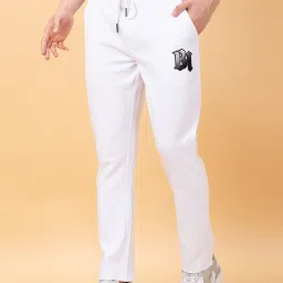 Being Human White Regular Fit Trackpants image 3