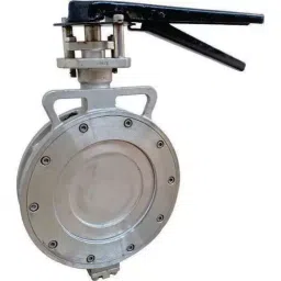 Flowtek 4 Inch, 100 mm Stainless Steel 304 EPDM Lever Operated Butterfly Valve image 1