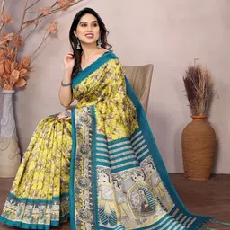 KALINI Floral Art Silk Saree-picture-12