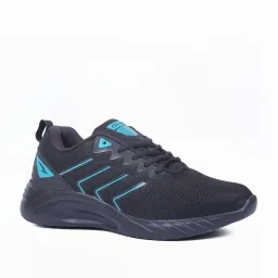 Asian Men's Black Running Shoes image 3