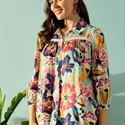 The Kaftan Company Multicolored Printed Shirt image 3