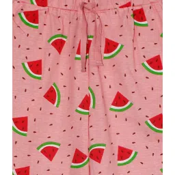 Kiddopanti Girls Pink Printed Pyjamas image 3