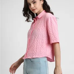 Forever 21 Pink Regular Fit Shirt image 3