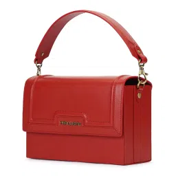 PERQUISITE RAINA Red Solid Small Sling Handbag image 3