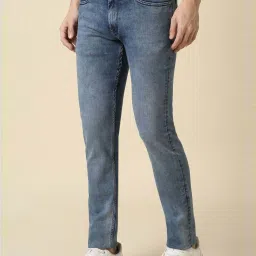 Allen Solly Blue Cotton Skinny Jeans image 3