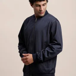 Turtle Blue & Black Relaxed Fit Reversible Jacket image 3