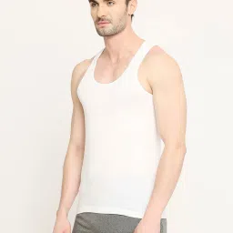 VIP White Snug Fit Vest - Pack of 4 image 3