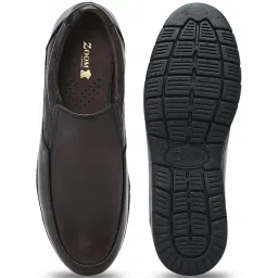 Zoom Shoes Men's Brown Casual Loafers image 3