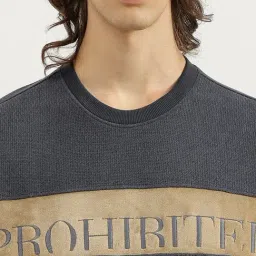 United Colors Of Benetton Grey Regular Fit Printed Sweatshirt image 5