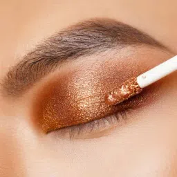 Oulac Liquid Diamond Glow Color Eyeshadow Bronze SA03 - 6.8 gm image 2