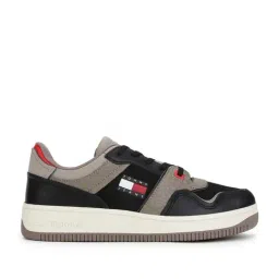 Tommy Hilfiger Men's Zion Retro Basket Black Sneakers-picture-12