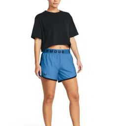 UNDER ARMOUR Blue Printed Sports Shorts image 3