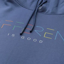 HERE&NOW Typography Printed Hooded Sweatshirt image 5