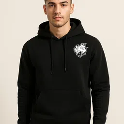 Be Crazy Men Printed Hooded Sweatshirt image 2