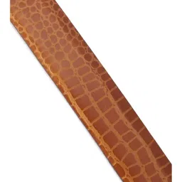 Allen Solly Brown Leather Narrow Belt for Men image 3