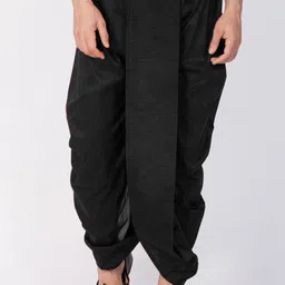 FANZI Men Ankle-Length Solid Dhoti Pants image 1
