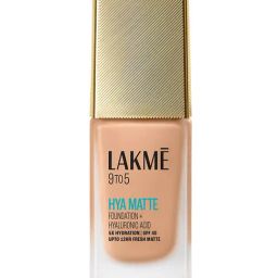 Lakme 9to5 Hya Matte Foundation + Hyaluronic Acid W180 Warm Natural - 25 ml-image-68
