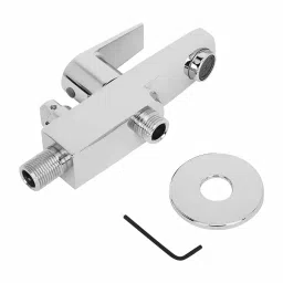 Hindware Italian Collection Element 2-Way Bib Cock with Wall Flange Chrome Finish, F360005CP image 5