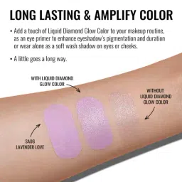 Oulac Liquid Diamond Glow Color Eyeshadow Lavender Love SA06 - 6.8 gm image 5
