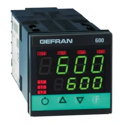 GEFRAN 600 Panel Mount Controller 48x48 (1/16 DIN) mm 1 Input 3 Output Electromechanical Relay Solid State Relay, 600-R-D-R-R-0-picture-10