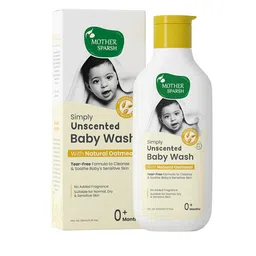 Mother Sparsh Unscented Baby Wash With Natural Oat Meal For Soft & Soothing - 200ml image 1