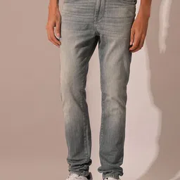 SELECTED Men Slim Fit Light Fade Stretchable Jeans-picture-0