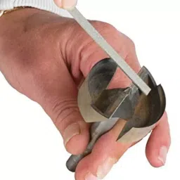 EXCEL IMPEX Square Small Diamond File 160 mm Total Length 75 mm Coating Length 80 Grit image 2