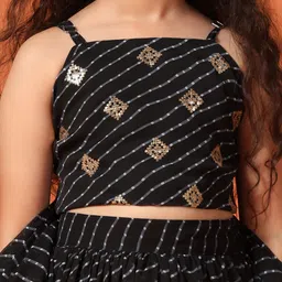 BAESD Girls Printed Ready to Wear Lehenga & Blouse With Dupatta image 2