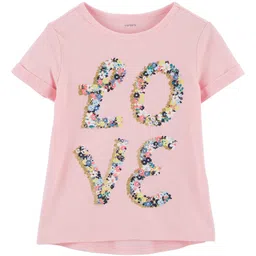 Carter's Floral Love Jersey Tee - Light Pink-image-8
