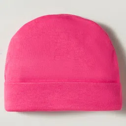 Ben Benny Interlock Knit Cap Mittens & Booties Set with Floral Print Pink - Diameter 9 cm image 3