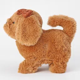 Aarohi Toys Musical Dog Soft Toy Golden Brown- Height 15 cm image 4
