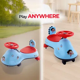 fab n funky Looney Tunes Kids Swing Car with ABEC 7 Bearing Light Blue Lights&Music| Smooth PU LED Wheels| Easy to Handle| Built for Rough Play| Encourages Physical Activity| For Kids of 3 to 8 years| Sport Gift image 5